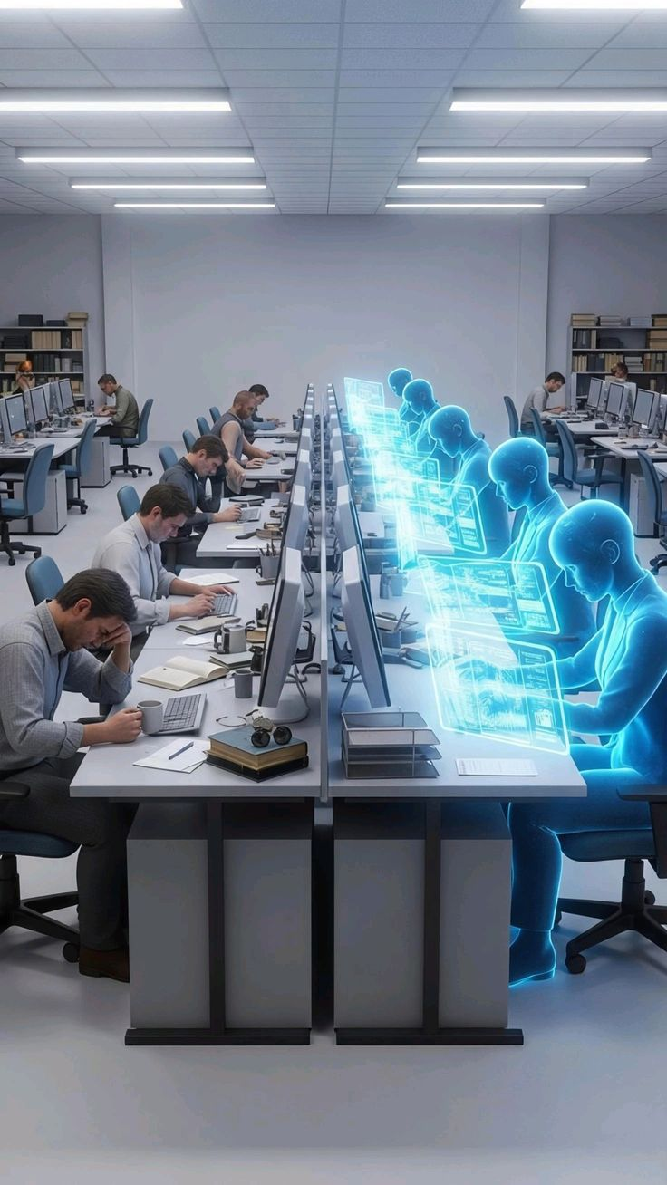 AI Mastery The Future of Productivity — Human Workforce vs AI Automation