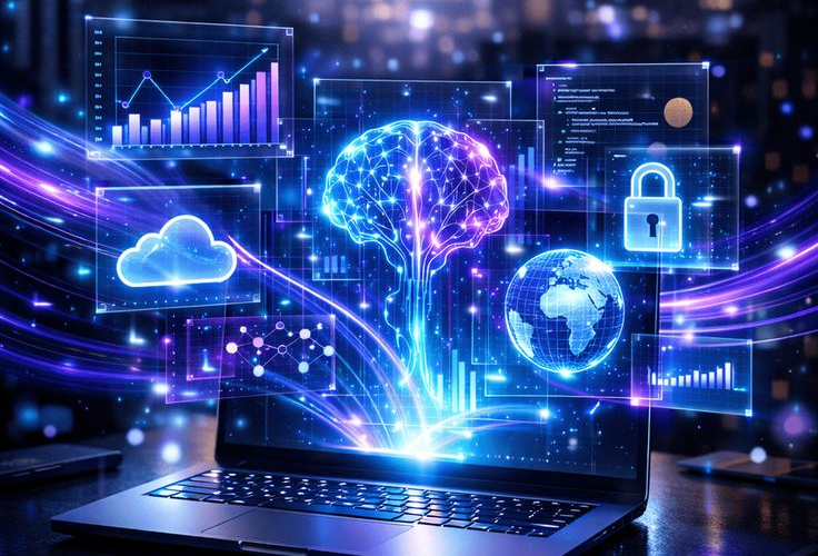 Futuristic AI Interface Concept   Next Gen Digital Technology Aesthetic 11zon 1 736x500