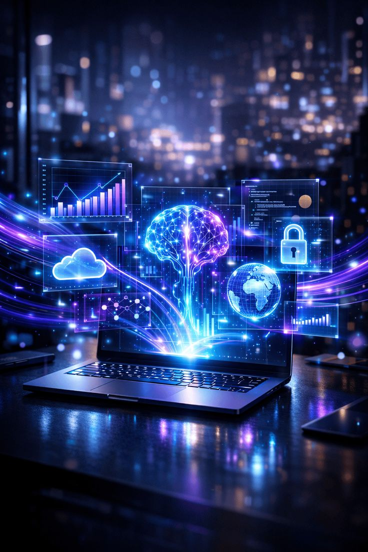 Futuristic AI Interface Concept Next Gen Digital Technology Aesthetic 11zon 1