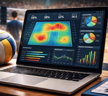 Volleyball Analytics with R  The Complete Guide to Match Data Sideout Efficiency Serve Pressure Heatmaps and Predictive Models R Programming Books 11zon 360x320